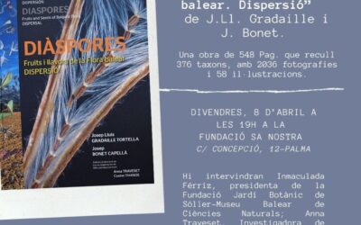¡Ya tenemos presentación de «DIÀSPORES, Fruits i llavors de la Flora balear, DISPERSIÓ»!
